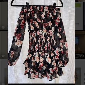 Blue Life Boho Ballerina Romper midnight floral